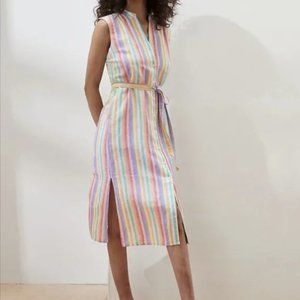 Banana Republic Striped Dress, Size 12 Tall